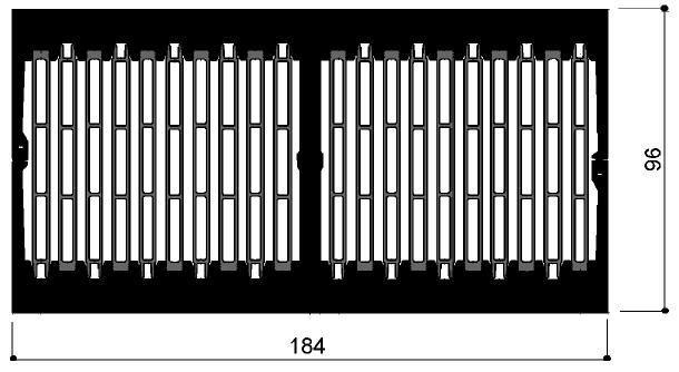 Code Kunst. FM486: Aluminium-Kühlkörper in Stangenform