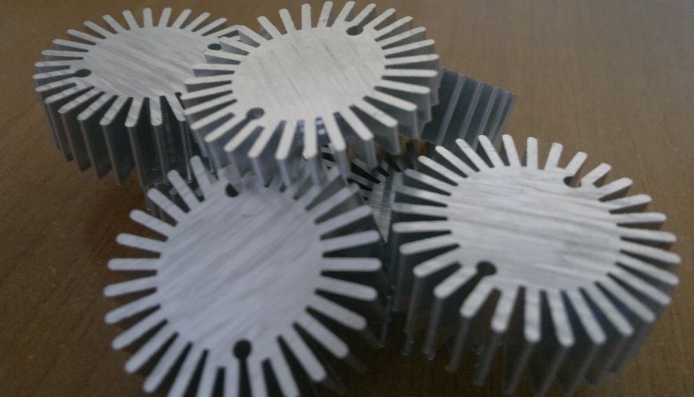 runde Kühlkörper aus Aluminium