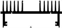 conteneur pour instruments électroniques à ailettes dissipatrices