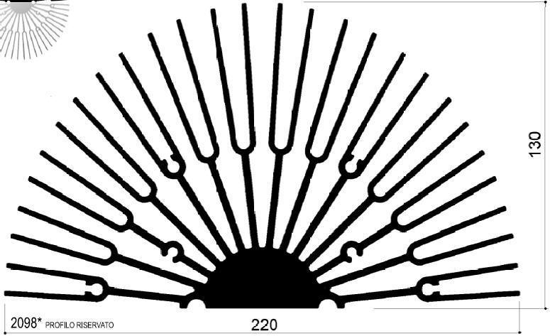 kod sztuka. FM2098: Aluminiowe radiatory w prętach