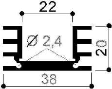 kod sztuka. FM2129: Aluminiowe radiatory w prętach