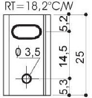 Radiatoare din aluminiu pentru componente TO-220